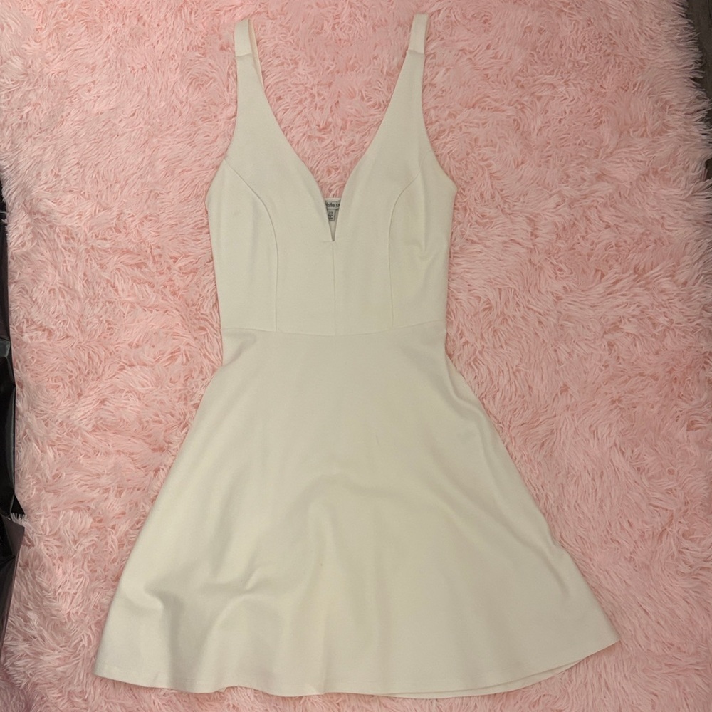 Charlotte Russe Cream Mini Dress